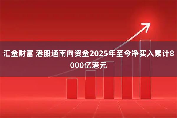 汇金财富 港股通南向资金2025年至今净买入累计8000亿港元