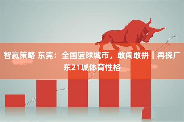 智赢策略 东莞：全国篮球城市，敢闯敢拼｜再探广东21城体育性格